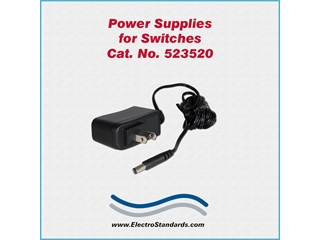 Catalog # 523520 - Model 523520 Power Supply 100 - Model 240 VAC/12 VDC