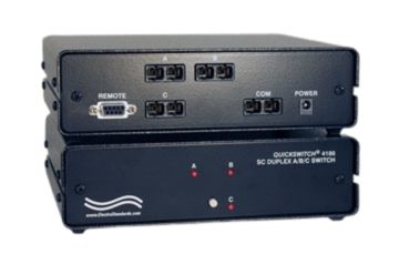 Catalog # 303186 - Model 4186 SC Duplex A/B/C Switch, RS232 Remote & Password Protection