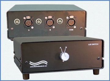 Model 6239 Audio/Video XLR 3-Pin & BNC Coax Interface A/B Switch, Manual