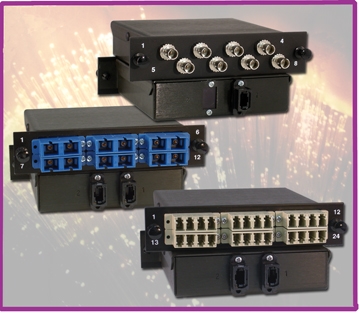MTP / MPO Fiber Optic Cassettes, MTP Military Style Connectors, QuickConnect Cassetes