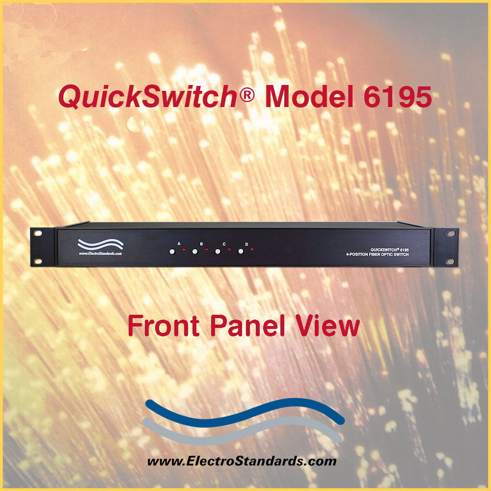 6195 SC Duplex Fiber Optic A/B/C/D Switch, Multimode, 50/125